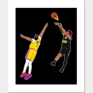 Jamal murray buzzer beater Posters and Art